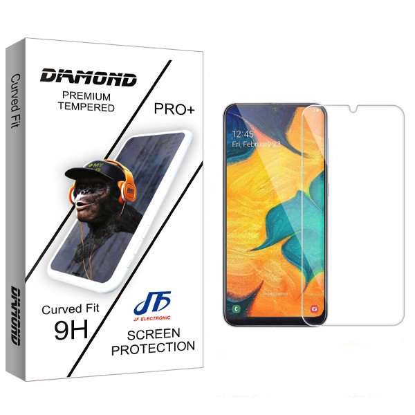 محافظ صفحه نمایش جی اف مدل Diamond glass مناسب برای گوشی موبایل سامسونگ Galaxy A20