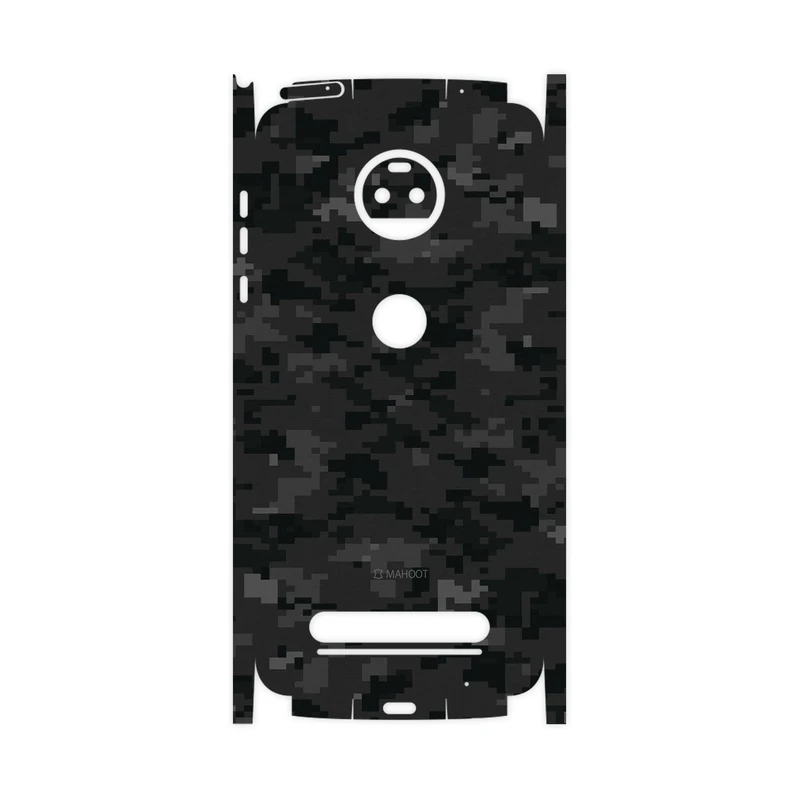 برچسب پوششی ماهوت مدل Night-Army-Pixel-FullSkin مناسب برای گوشی موبایل موتورولا Moto Z2 Force