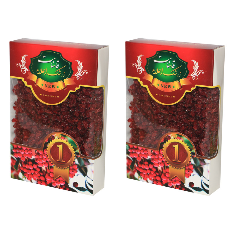 زرشک ممتاز قائنات - 300 گرم بسته 2 عددی