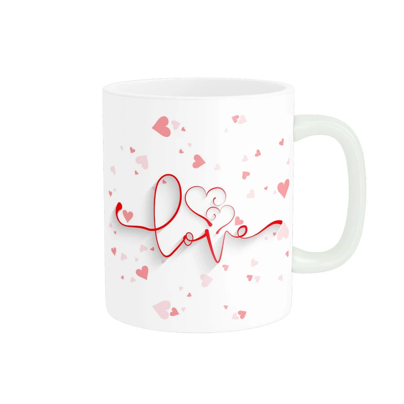 ماگ پادآفرین مدل عشق طرح قلب LOVE کد p6278