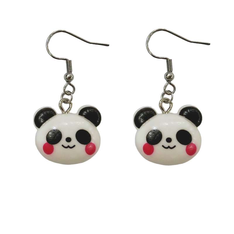 گوشواره دخترانه مدل خرس پاندا