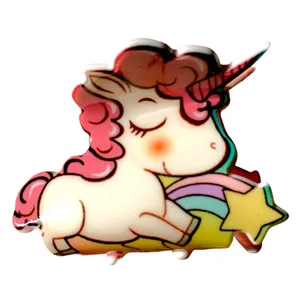 کلیپس مو دخترانه مدل یونیکورن کد 3