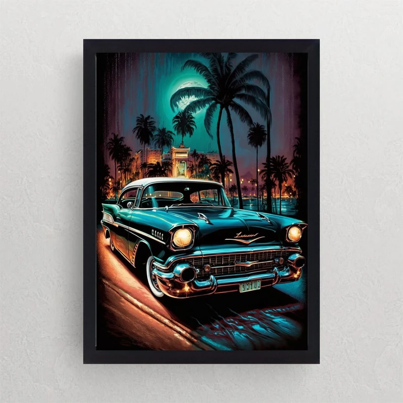 تابلو نوری گیم دکور طرح جی تی ای مدل GTA