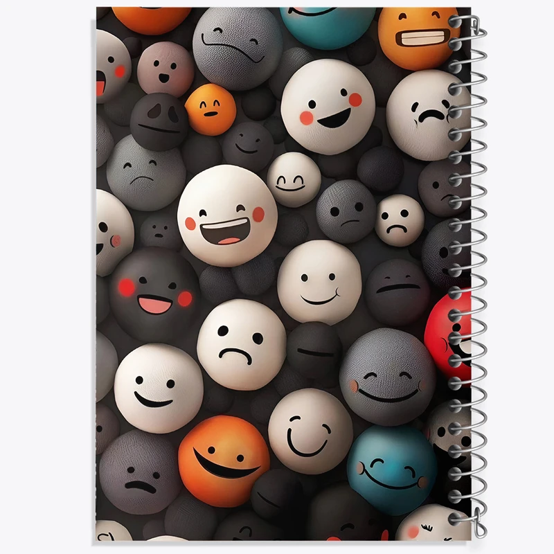 دفتر نقاشی 50 برگ خندالو طرح پترن ایموجی کد N5860