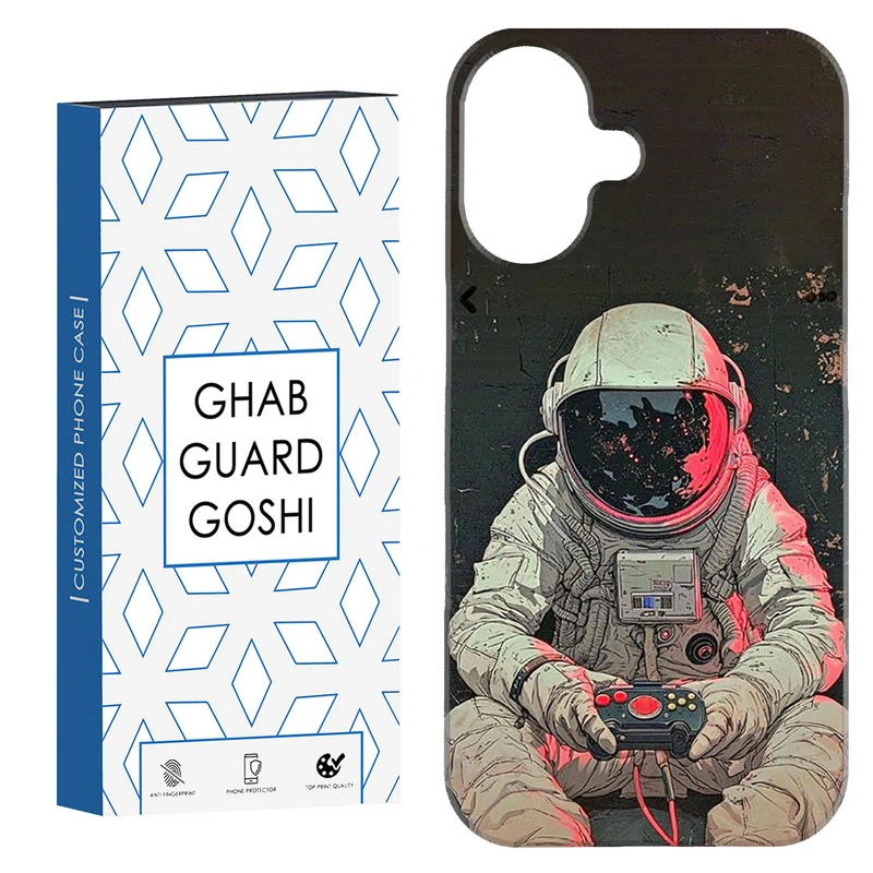 کاور قاب گارد گوشی طرح فضانورد کد Dimo-447 مناسب برای گوشی اپل Iphone 16     