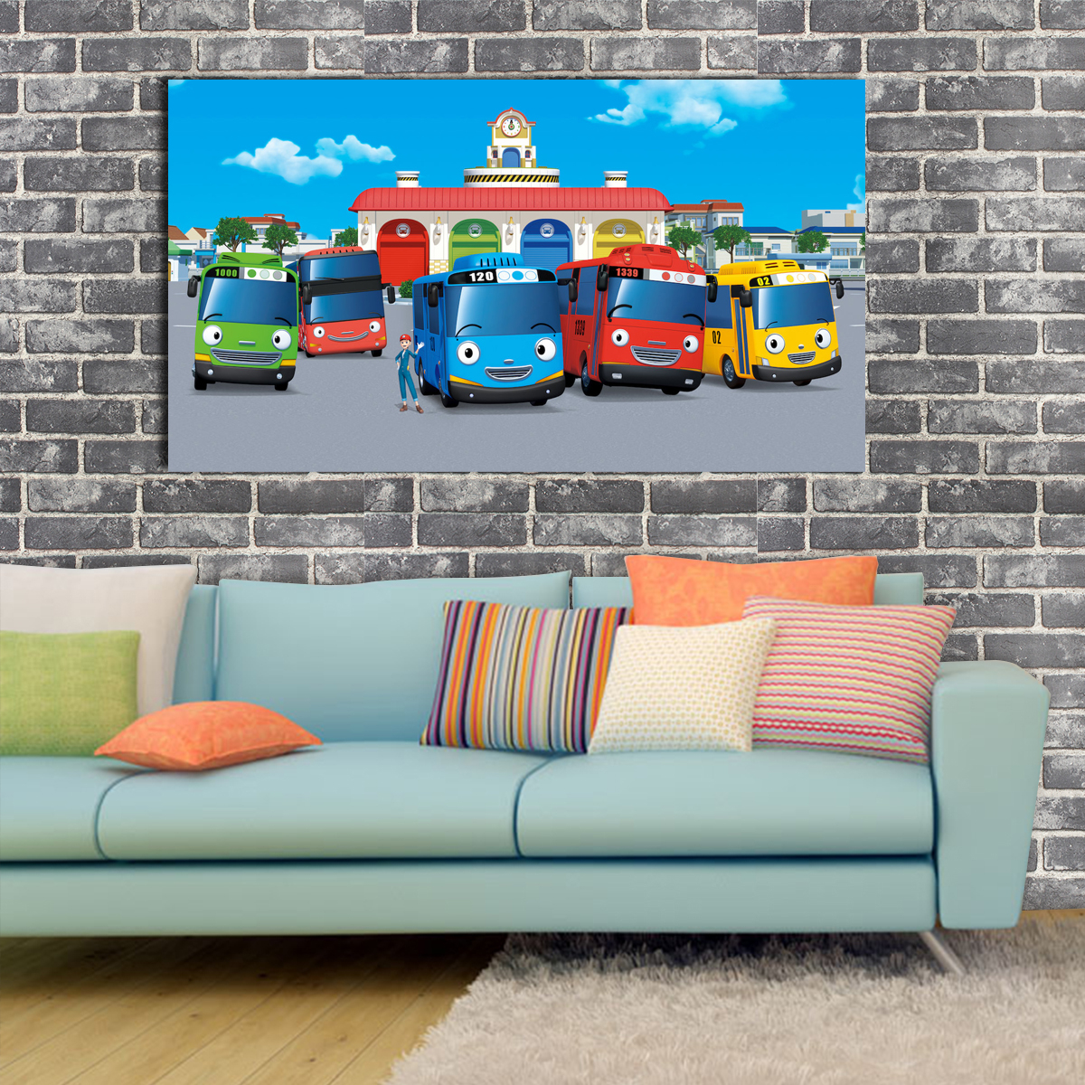 تابلو شاسی کودک مدل تایو اتوبوس کوچولو کد 7