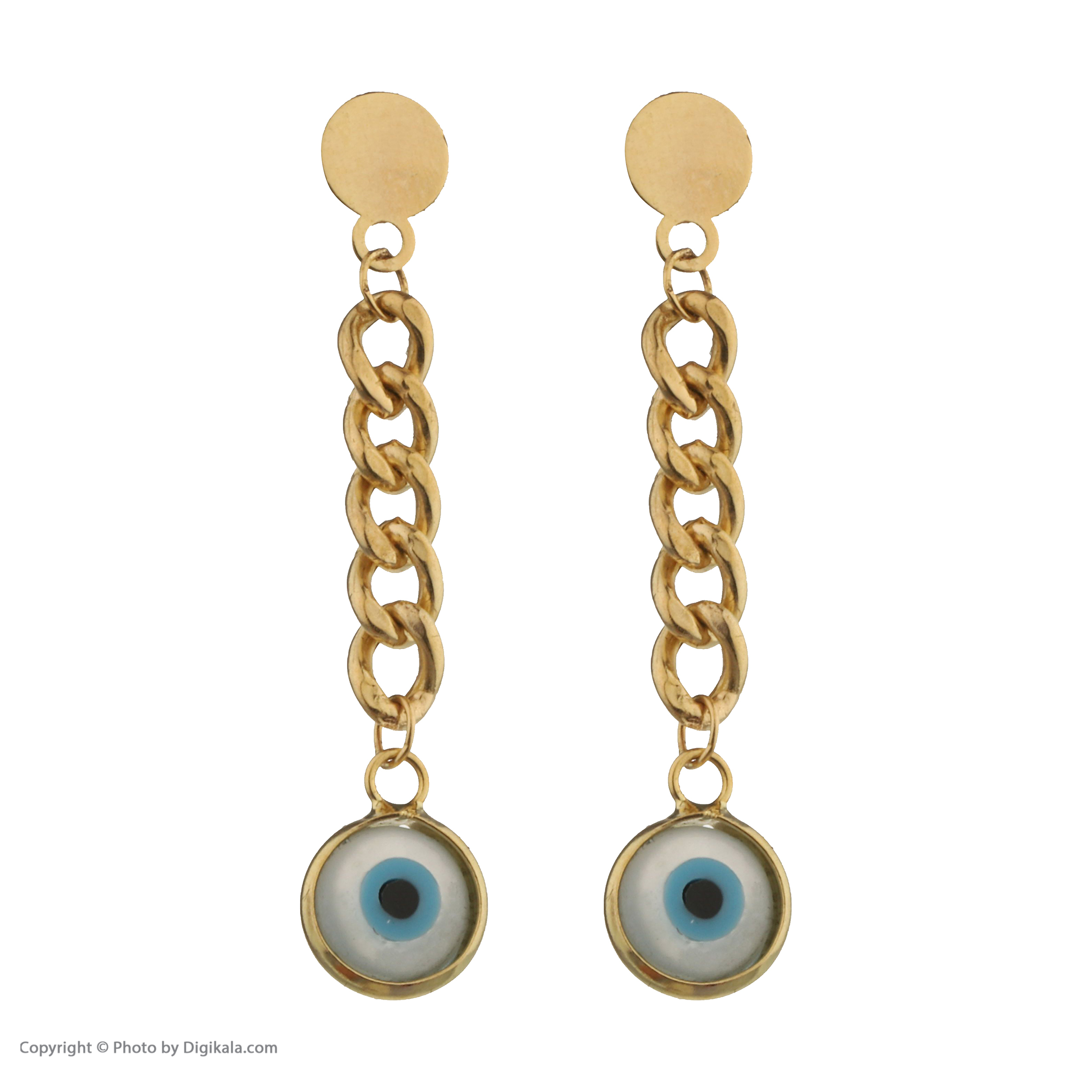 گوشواره طلا 18 عیار زنانه مایا ماهک مدل ME1094