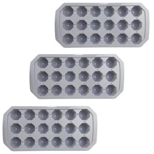 قالب یخ لاولی پلاست مدل 18 خانه کد DY-1107T مجموعه 3 عددی