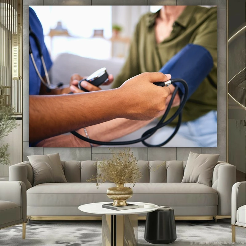 تابلو بوم طرح مخمل پزشکی مدل فشار خون کد BK23591