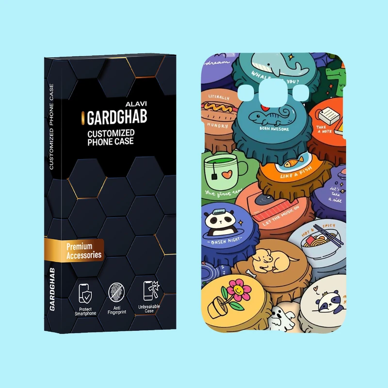 کاور گارد قاب علوی مدل کارتنی و انیمه مناسب برای گوشی موبایل سامسونگ Galaxy E7 2015