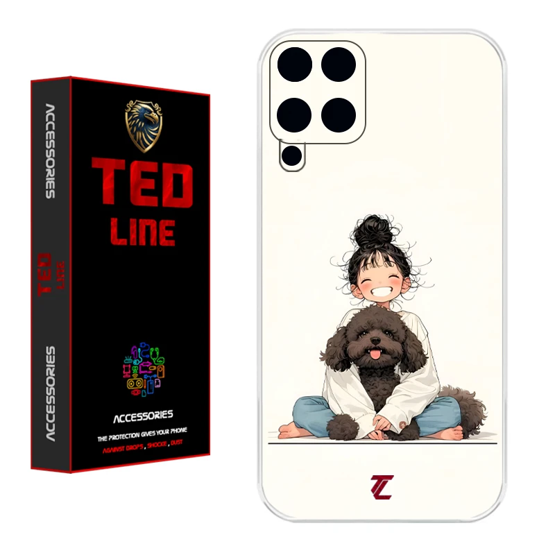 کاور تدلاین طرح سگ کد 1199 مناسب برای گوشی موبایل سامسونگ Galaxy A12 / M12 / F12