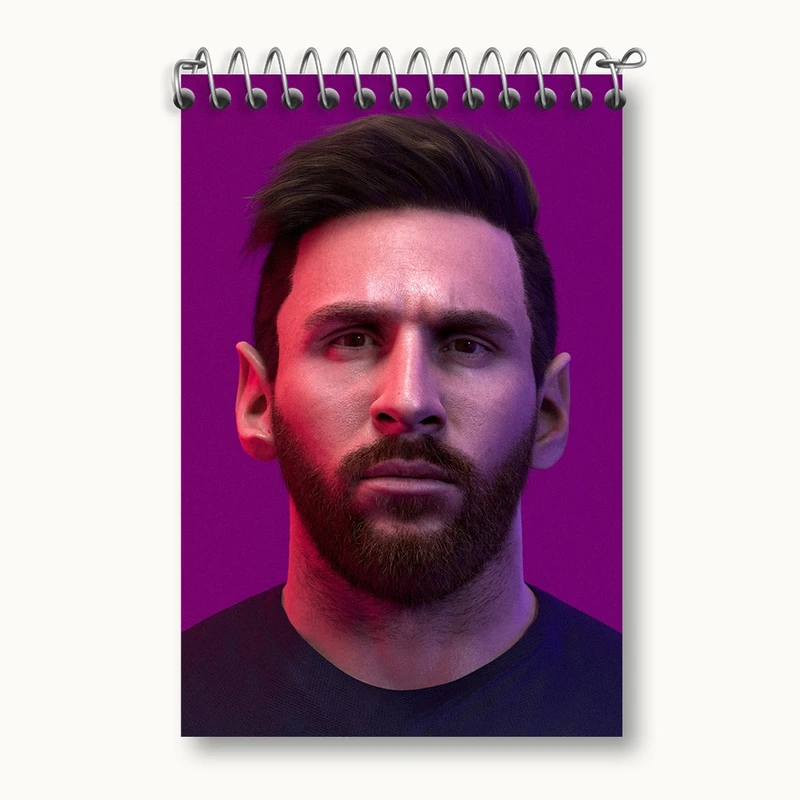 دفتر یادداشت 50 برگ خندالو مدل لیونل مسی کد F683