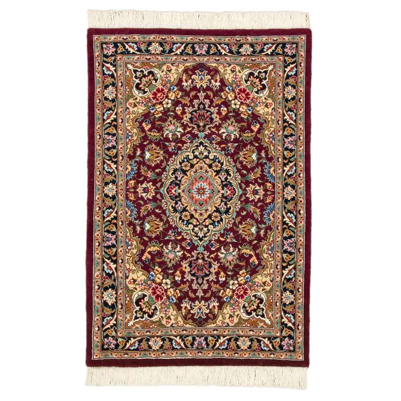 فرش دستبافت یک و نیم متری شرکت سهامی فرش ایران کد 997754