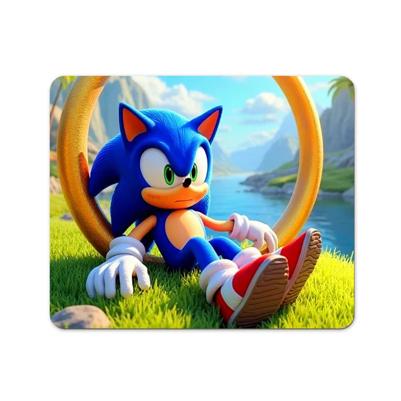 ماوس پد پاد آفرین طرح سونیک کد 718 سایز 19*24 سانتی متر