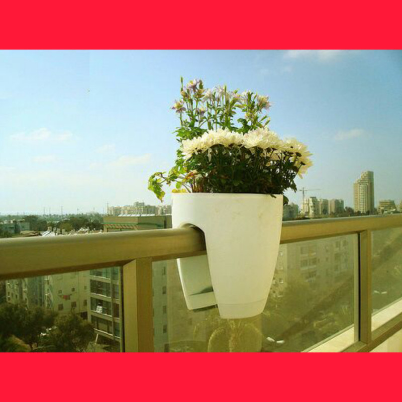 گلدان مدل نرده ای پلاستیکی طرح گرد