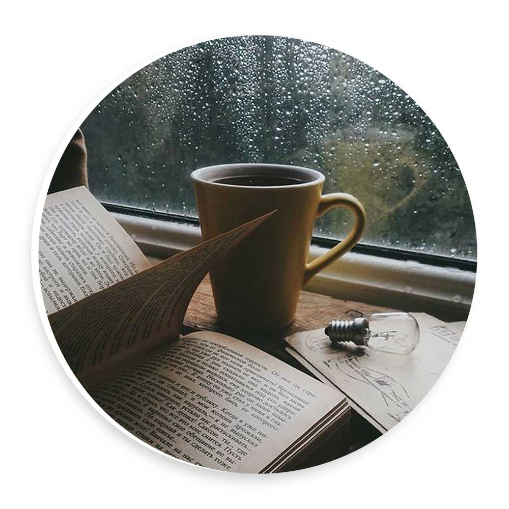 دیوارکوب طرح لیوان چایی و کتاب مدل wtb333