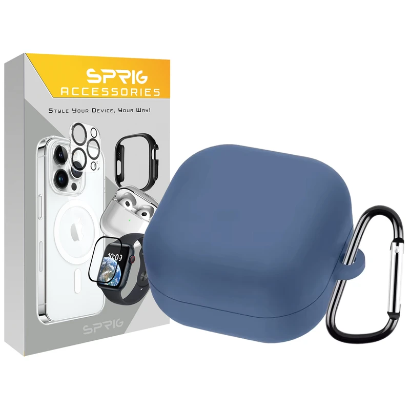 کاور اسپریگ مدل Silicone-SP مناسب برای کیس هدفون بی سیم سامسونگ Galaxy Buds 4 / 4 Pro