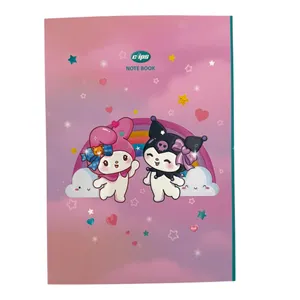 دفتر مشق 80 برگ کلیپس مدل کرومی و ابر