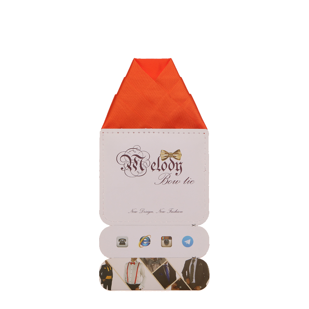 دستمال جیب مردانه ملودی مدل PS5107MSOrnge
