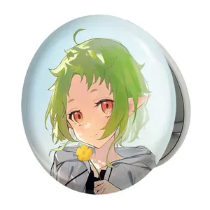 آینه جیبی خندالو طرح سیلفیت انیمه موشوکو تنسی مدل تاشو کد 24076 