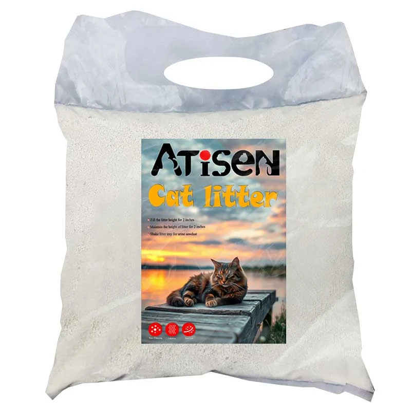 خاک بستر گربه آتیسن مدل گرانول کد R30-06 وزن 6 کیلوگرم