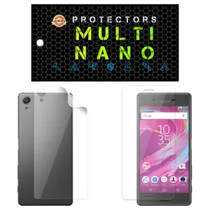  Multi Nano X-SFT Screen Protector For Sony Xperia X with back skin