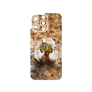 MAHOOT Collage of African Women Cover Sticker for Apple iPhone 15 Pro Max