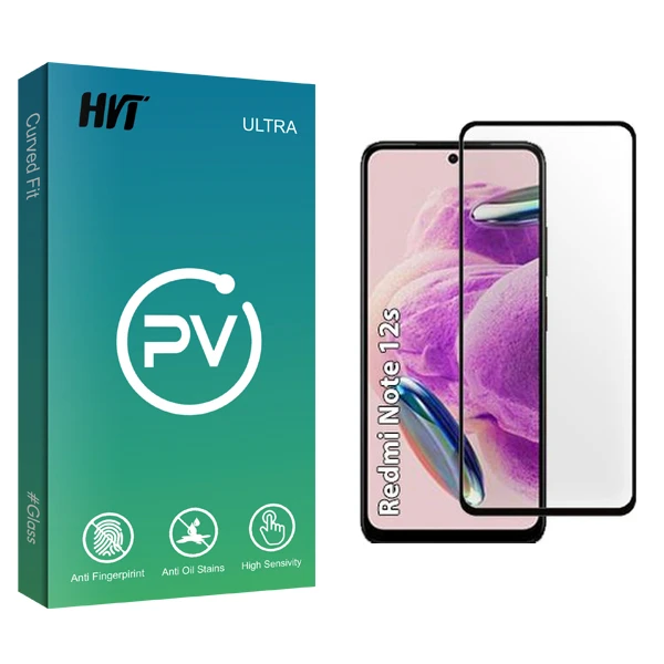 محافظ صفحه نمایش شیشه ای اچ وی تی مدل PV مناسب برای گوشی موبایل شیائومی Redmi note 12s