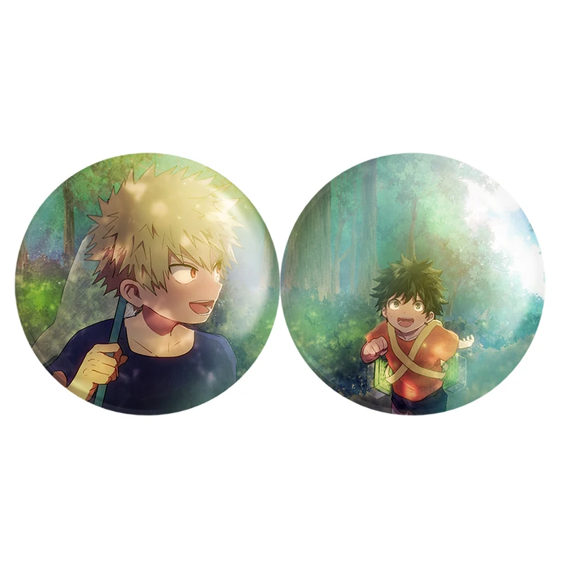 مگنت خندالو مدل دکو و باکوگو انیمه آکادمی قهرمان من My Hero Academia کد A178 مجموعه 2 عددی