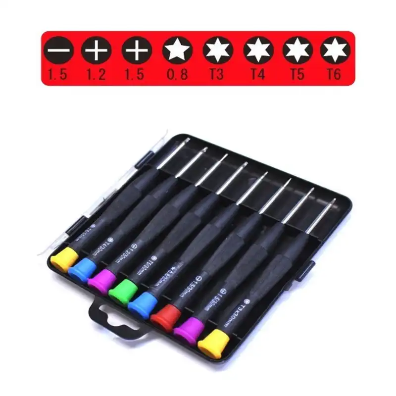 پیچ گوشتی ستاره ای مدل SW-63 بسته 8 عددی