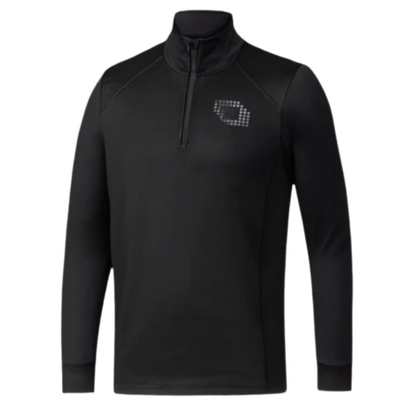 تی شرت ورزشی آستین بلند مردانه مدل نیم زیپ 