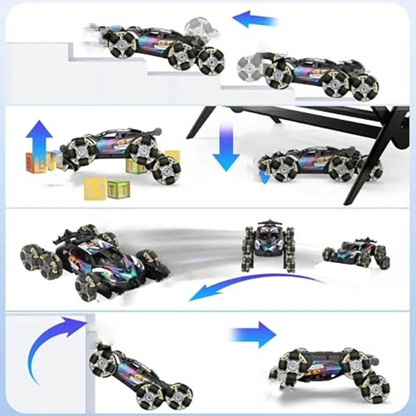 ماشین بازی کنترلی مدل ضخره نورد فضایی طرح شش چرخ دودزا کد 8906A