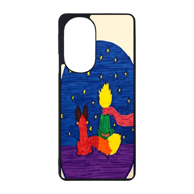 کاور گالری وبفر طرح شازده کوچولو و روباه مناسب برای گوشی موبایل موتورولا moto edge 30 pro