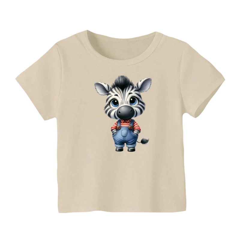 تی شرت آستین کوتاه بچگانه مدل گورخر کد ۱۰