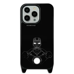 AKAM AMC-WLA13PROMAX-IRON MAN4 Cover For Apple iPhone 13 Pro Max
