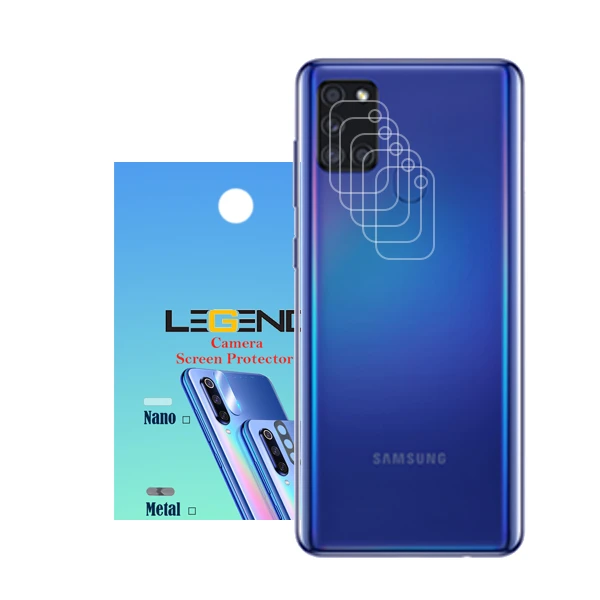 محافظ لنز دوربین نانو مدل 01 مناسب برای گوشی موبایل سامسونگ Galaxy a21s بسته 5 عددی