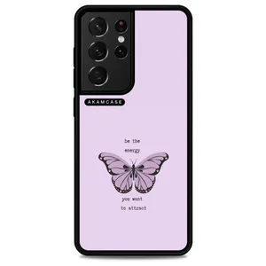 AKAM AMC-WSGS21U-BUTTERFLY-20 Cover For Samsung Galaxy S21 Ultra