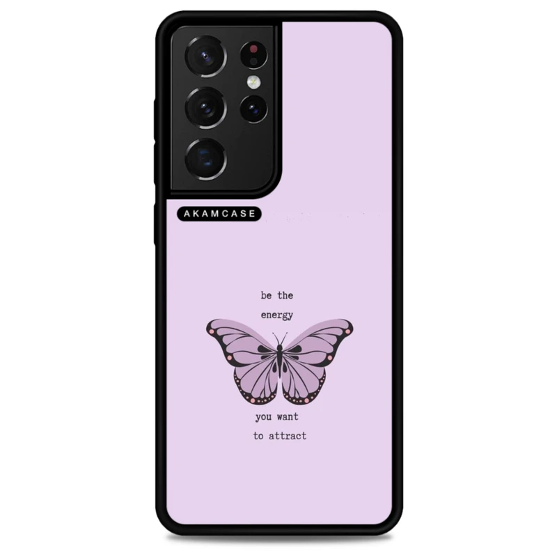 کاور آکام مدل AMC-WSGS21U-BUTTERFLY-20 مناسب برای گوشی موبایل سامسونگ Galaxy S21 Ultra