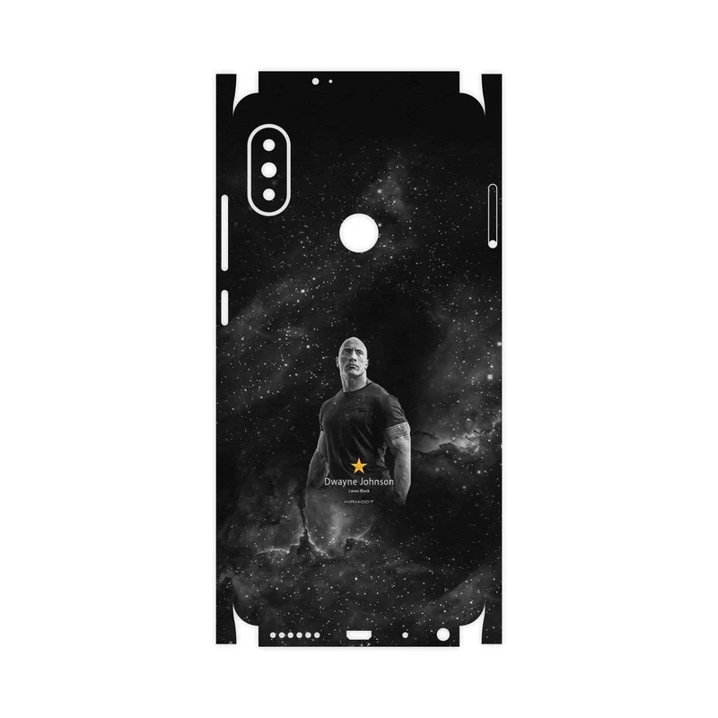 برچسب پوششی ماهوت مدل Dwayne Johnson-FullSkin مناسب برای گوشی موبایل شیائومی Redmi Note 5 Pro