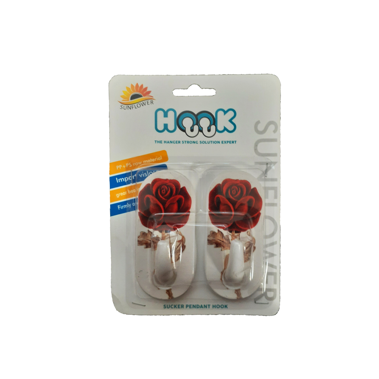 آویز حوله مدل  گل رز کد 14 بسته 2 عددی