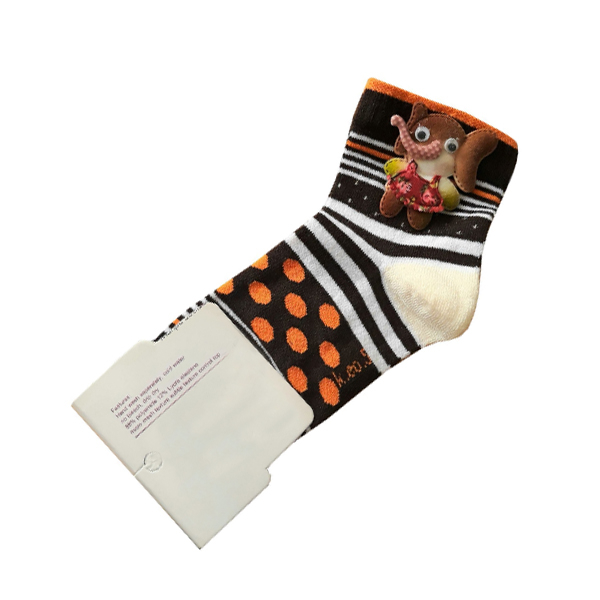 جوراب دخترانه مدل عروسکی 4