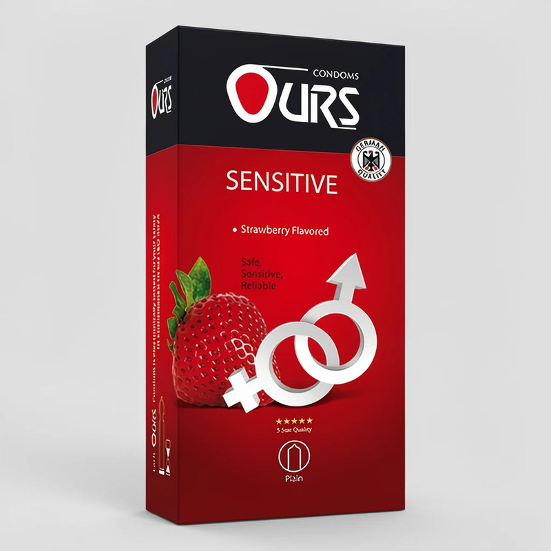 کاندوم اورز مدل Sensitive بسته 12 عددی