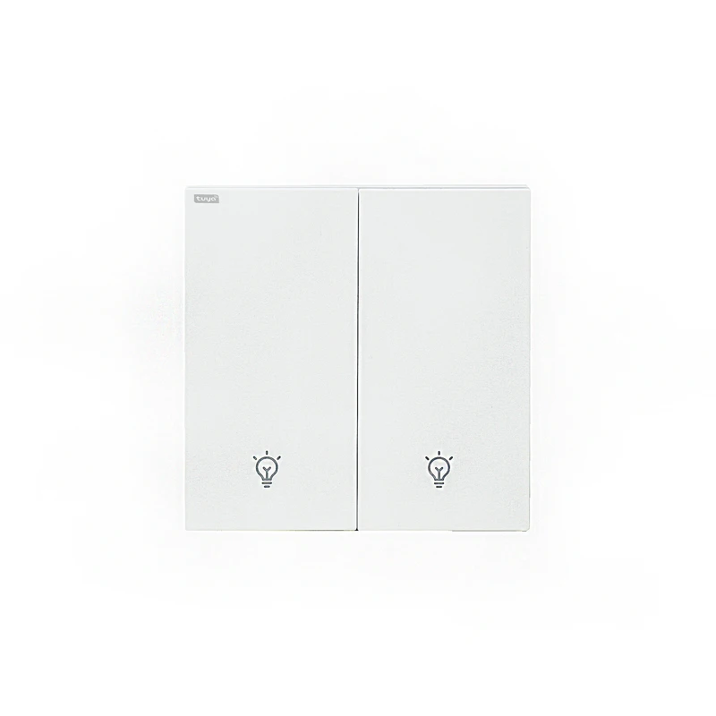 عکس شماره 2 : کلید هوشمند تویا مدل دو پل هوشمند طرح پیانویی