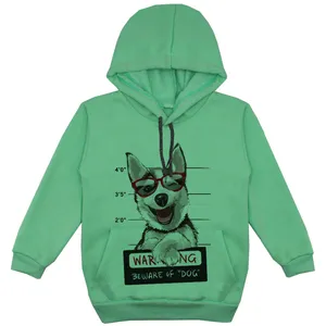 هودی پسرانه مدل هاسکی F67  رنگ سبز