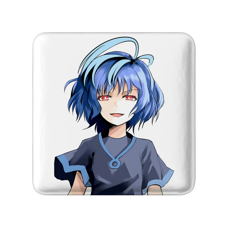 مگنت خندالو طرح هیروکو انیمه گلوله سیاه مدل مربعی کد 35833