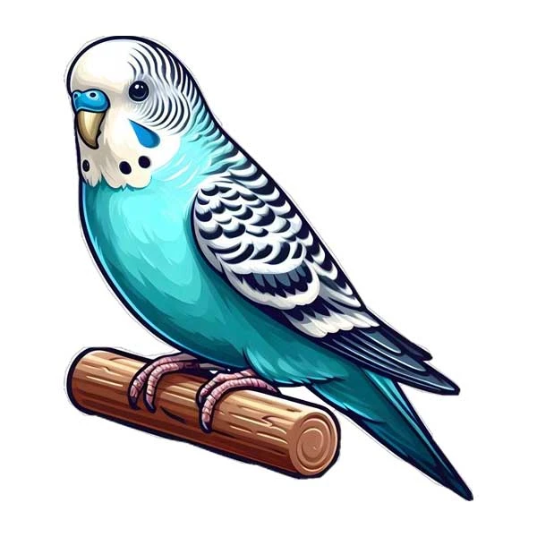 استیکر پارچه و لباس پاد آفرین مدل طوطی کد 1127