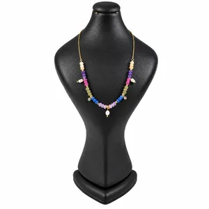 گردنبند زنانه سنگی مدل 199072