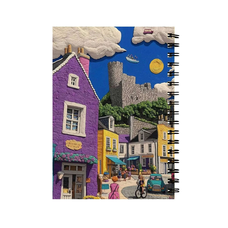 دفتر مشق 60 برگ مدل طبیعت فانتزی کد 0054