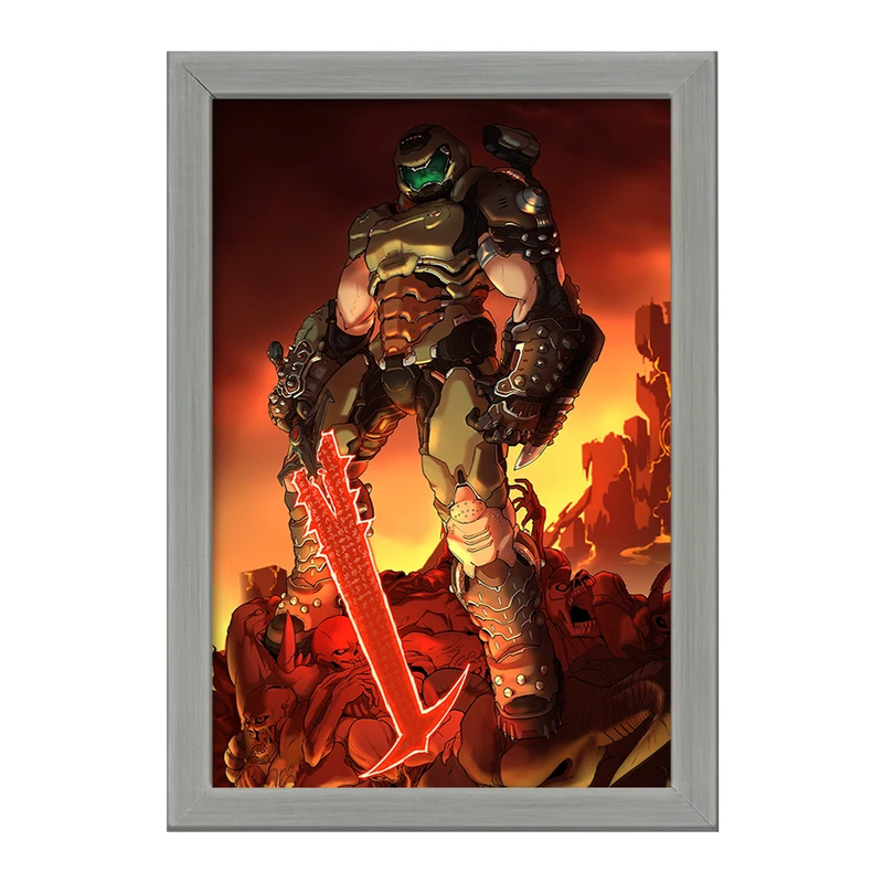 تابلو خندالو طرح بازی رستاخیز (Doom) کد 31400