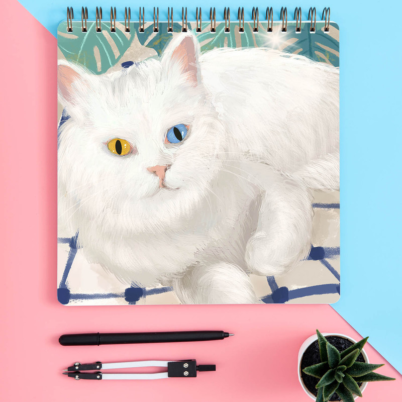 دفتر یادداشت باژیکان طرح گربه کد 20100012
